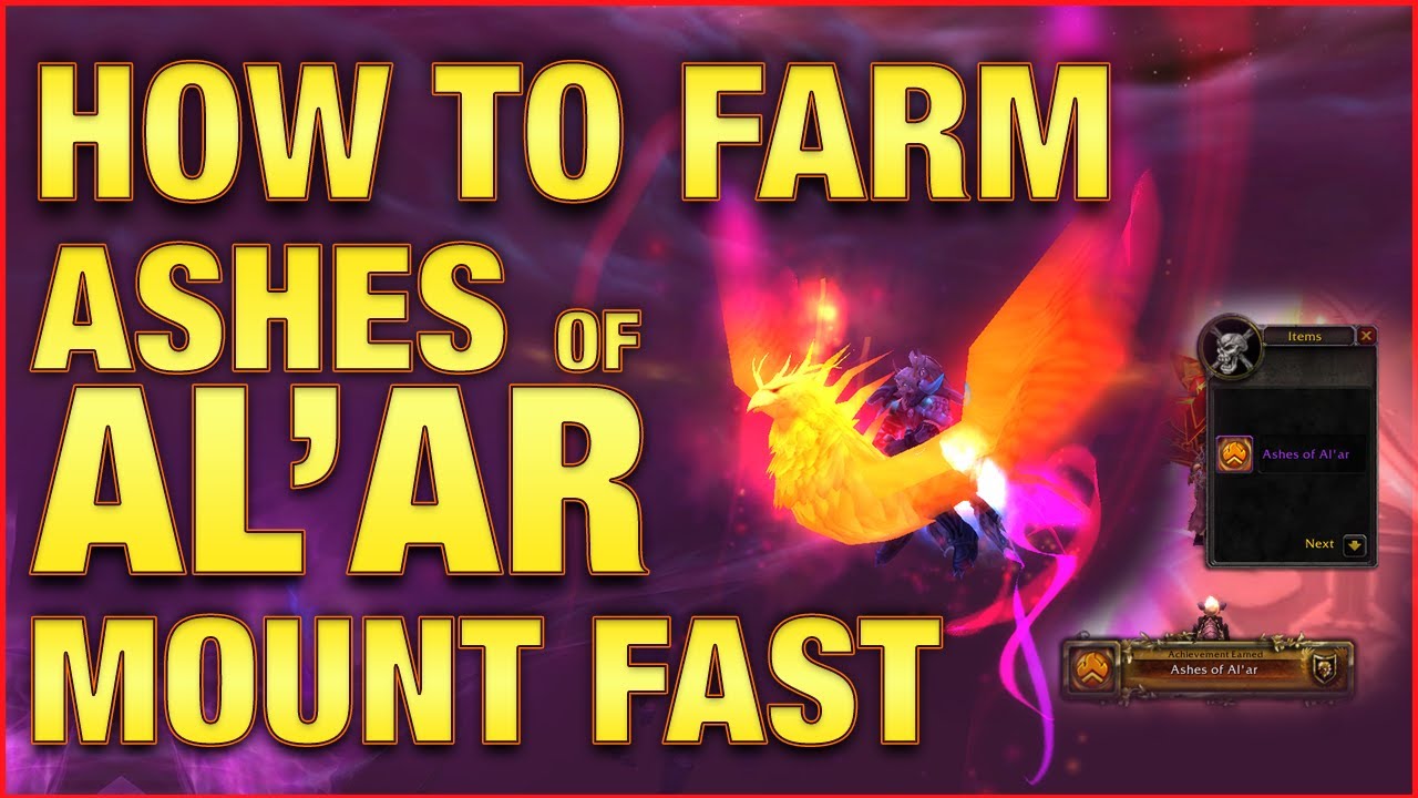 Fast Ashes of Al'ar Mount Guide in Tempest Keep | BFA 8.3 2020 | World of Warcraft Shadowlands
