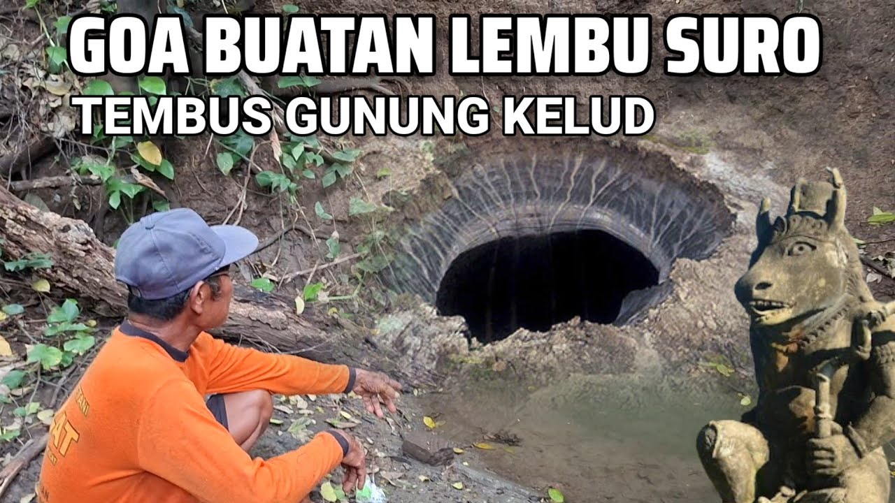 Viral Ditemukan Sembilan Goa Buatan Lembu Suro Tembus Gunung Kelud