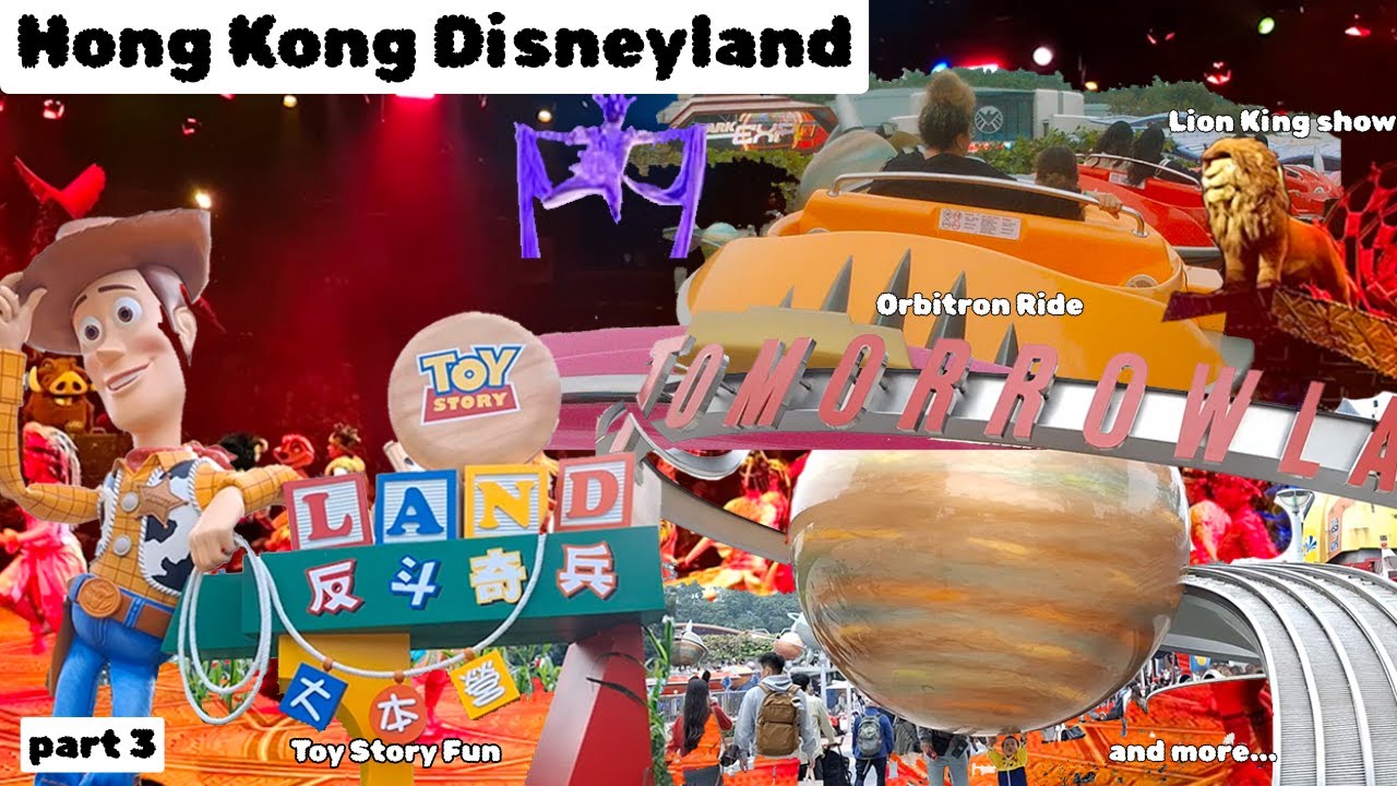 Hong Kong Disneyland | Tomorrowland Rides, Moana & Lion King Shows – Day 2 (2025 Vlog)