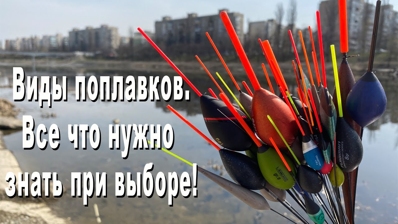 Виды поплавков. Все что нужно знать о формах и видах.