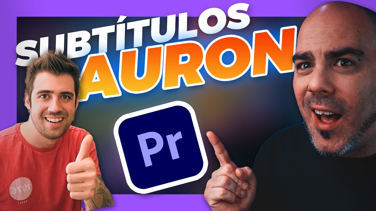 ✅CÓMO hacer los SUBTITULOS que usa AURON | Adobe Premiere #31
