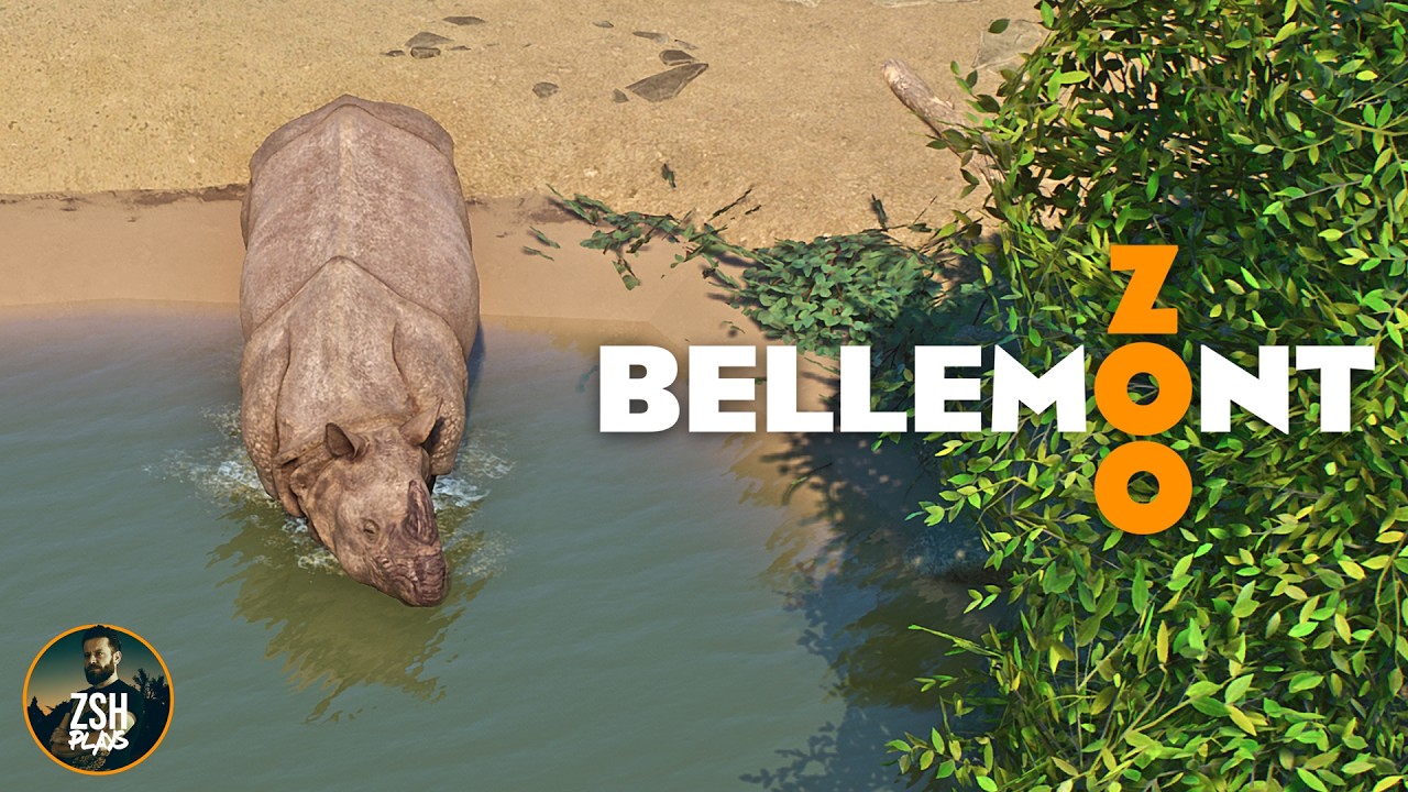 Building a Unique Indian Rhino Habitat in Planet Zoo! | Bellemont Zoo