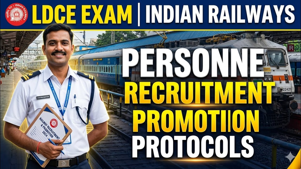 Indian Railways LDCE Exam | Personnel Recruitment & Promotion Protocols | Complete Guide