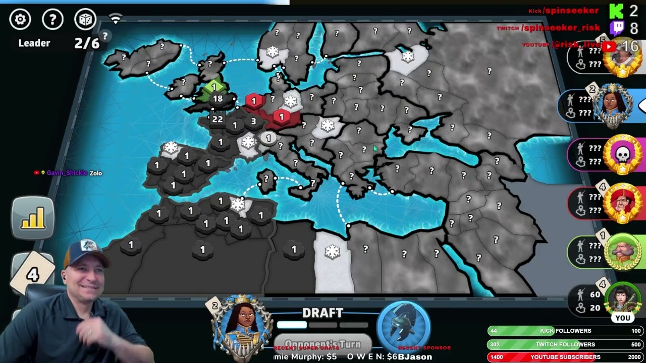 Dominating a high level field on Europe Advanced! meta settings | Risk: Global Domination