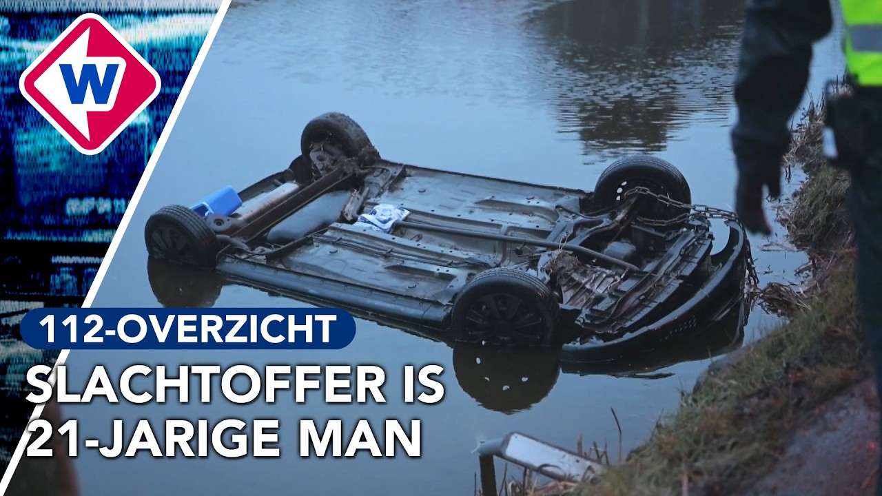 Dode nadat auto in sloot terechtkomt | 112-overzicht