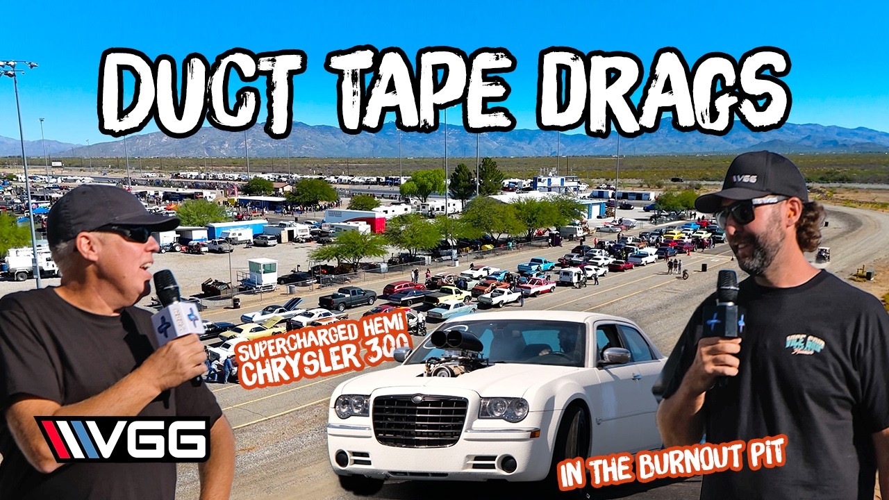 Нагнетатель Hemi Chrysler в яме выгорания! &mdash; DUCT TAPE DRAGS 2025
