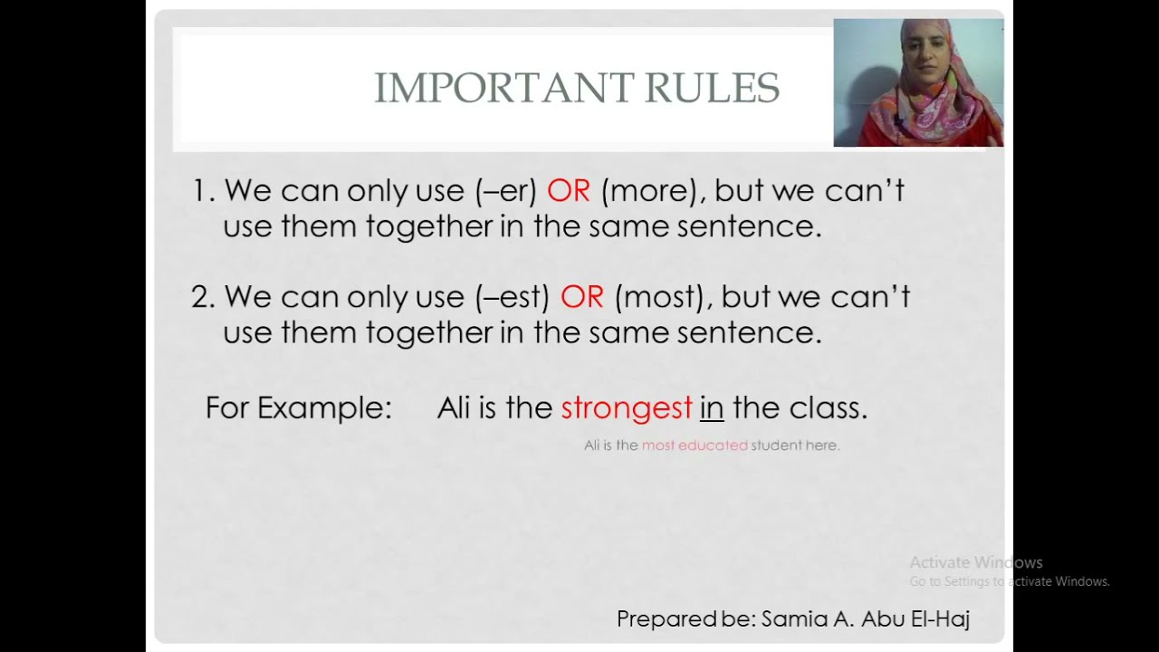 Written Expression Skills (27+28): Comparatives and Superlatives