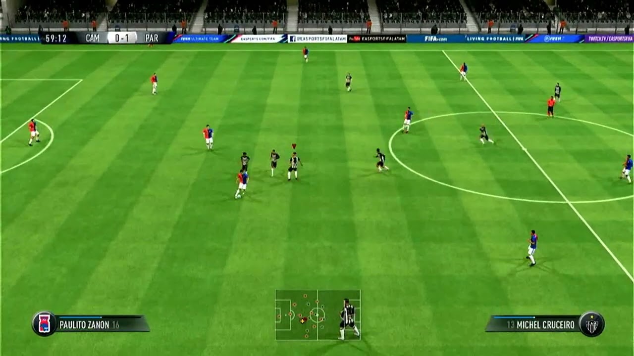 Liga Do Brasil Fifa 19 PS3 Atletico MG x  Parana #fifa