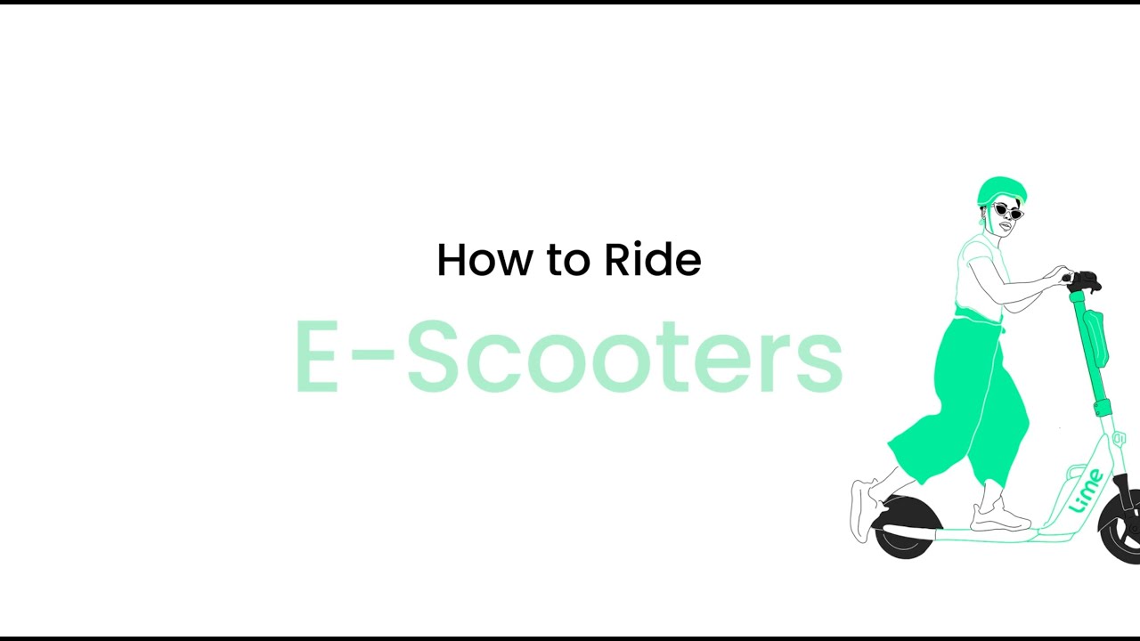 How To Ride Lime E-Scooters