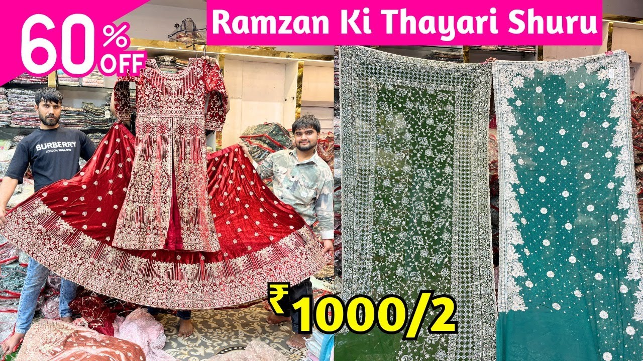 Ramzan Ki Thayari Shuru #60%OFF ₹1000/2 Suits Bridal Pakistani Dresses  Long Frocks Sarees Shararas