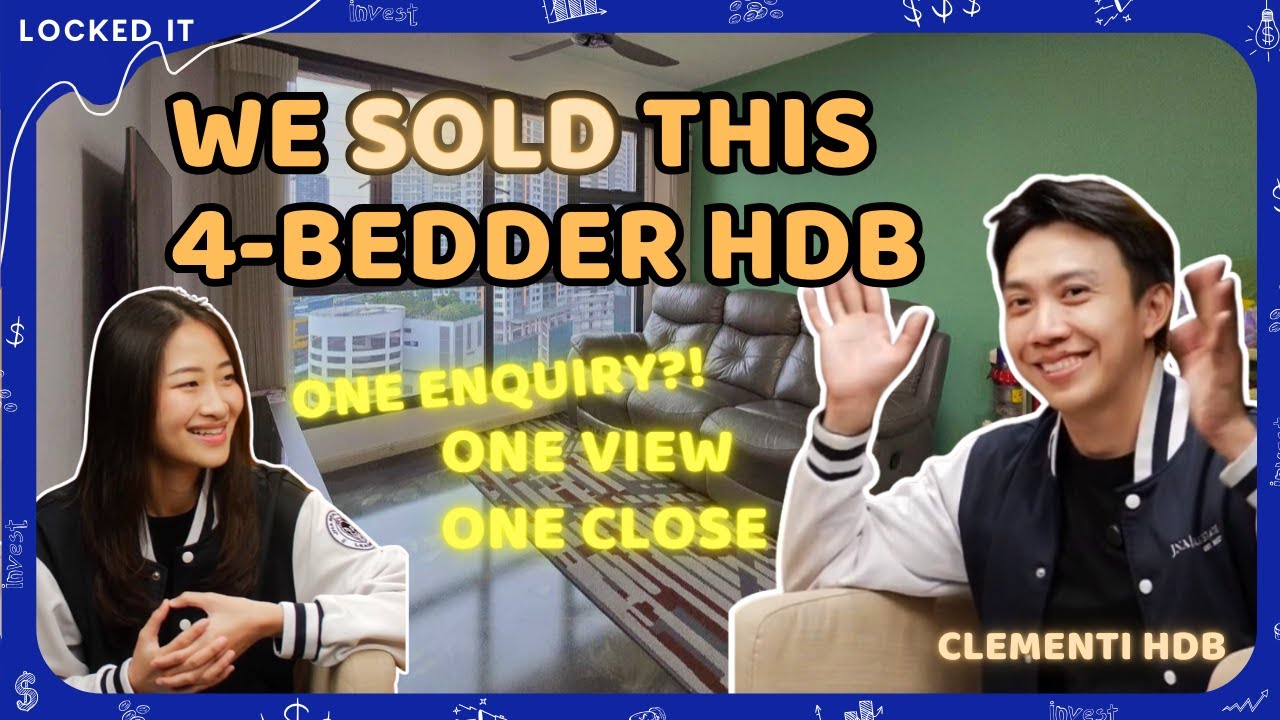 Самая напряжённая продажа в жизни?! У него была всего неделя... и он ПРОДАЛ этот Clementi HDB за ...