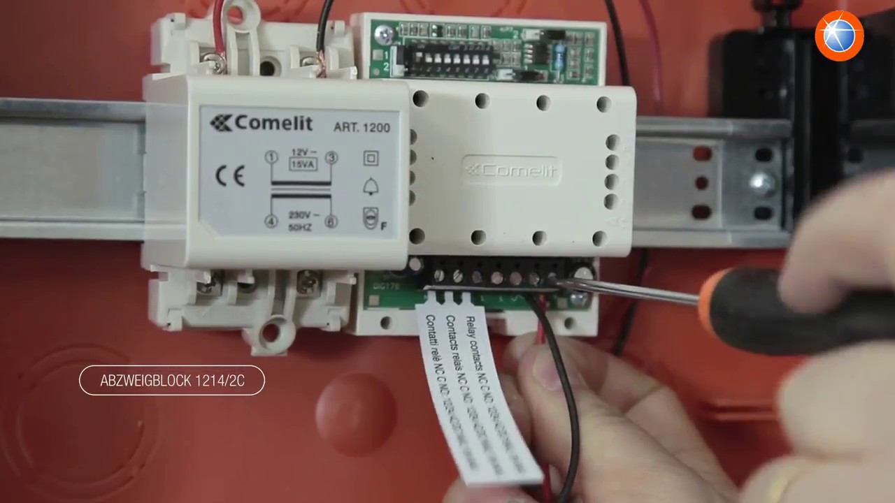 Comelit Quadra Kit , installation und konfiguration von Relais