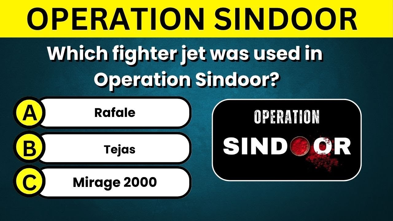 30 quiz on Operation Sindoor | Operation Sindoor quiz | indian Army Navy Air force|Operation Sindoor