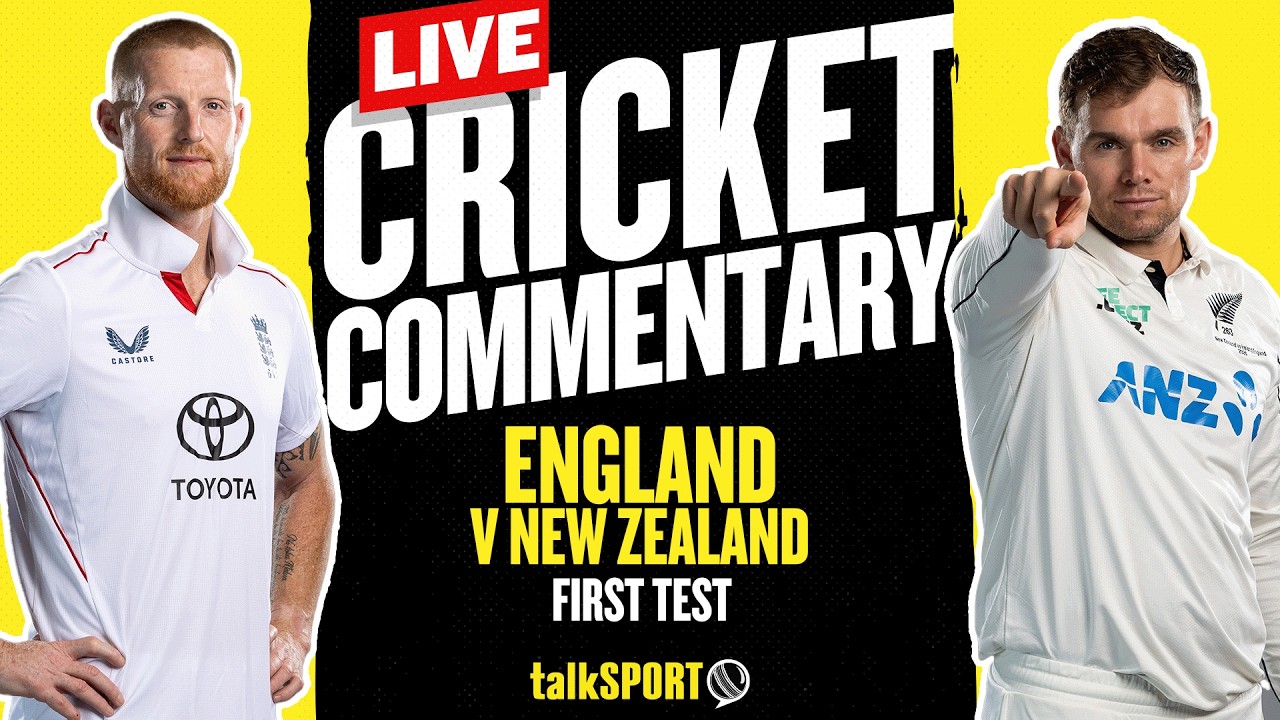 LIVE Test Match Cricket | England v New Zealand - First Test - Day One | Lord's