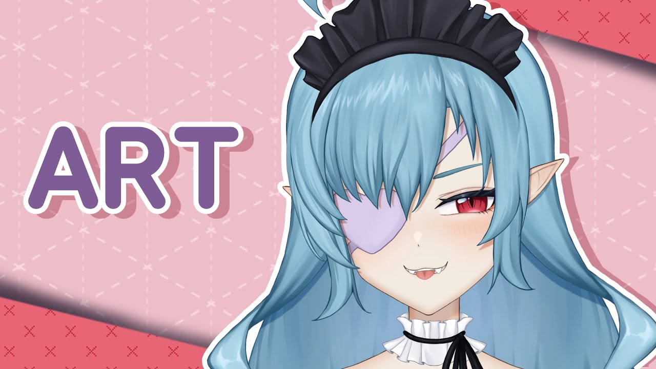 【Art】Draw & Yap | Working on VTuber Model comm