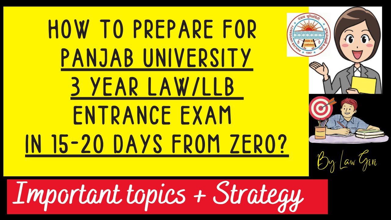 How to prepare for PU 3 year Law in 10-15 days from Zero| Last 10-15 days Strategy for PU LLB 2022