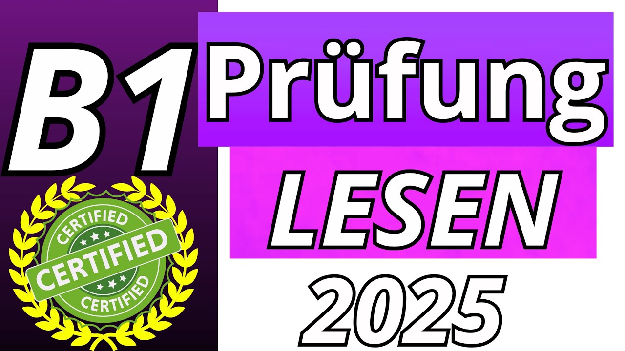 G.A.S.T - B1 Pr&uuml;fung - Lesen &Uuml;bungssatz - G.A.S.T DTZ 2025 TEST