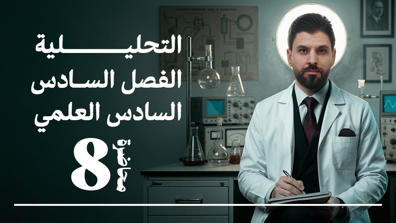 الكيمياء | الفصل السادس - المحاضرة الثامنة | الكيمياء التحليلية | السادس العلمي | نور الدين الدليمي
