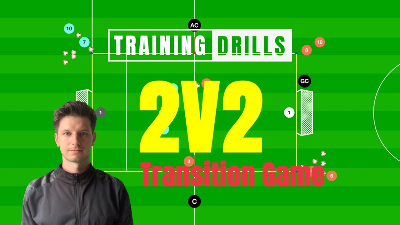 2v2 Amazing Football Transition Game with high intensity for your football Team