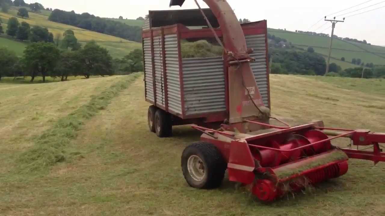 Silage 2013. Old school! Chopping with Hurlimann and JF