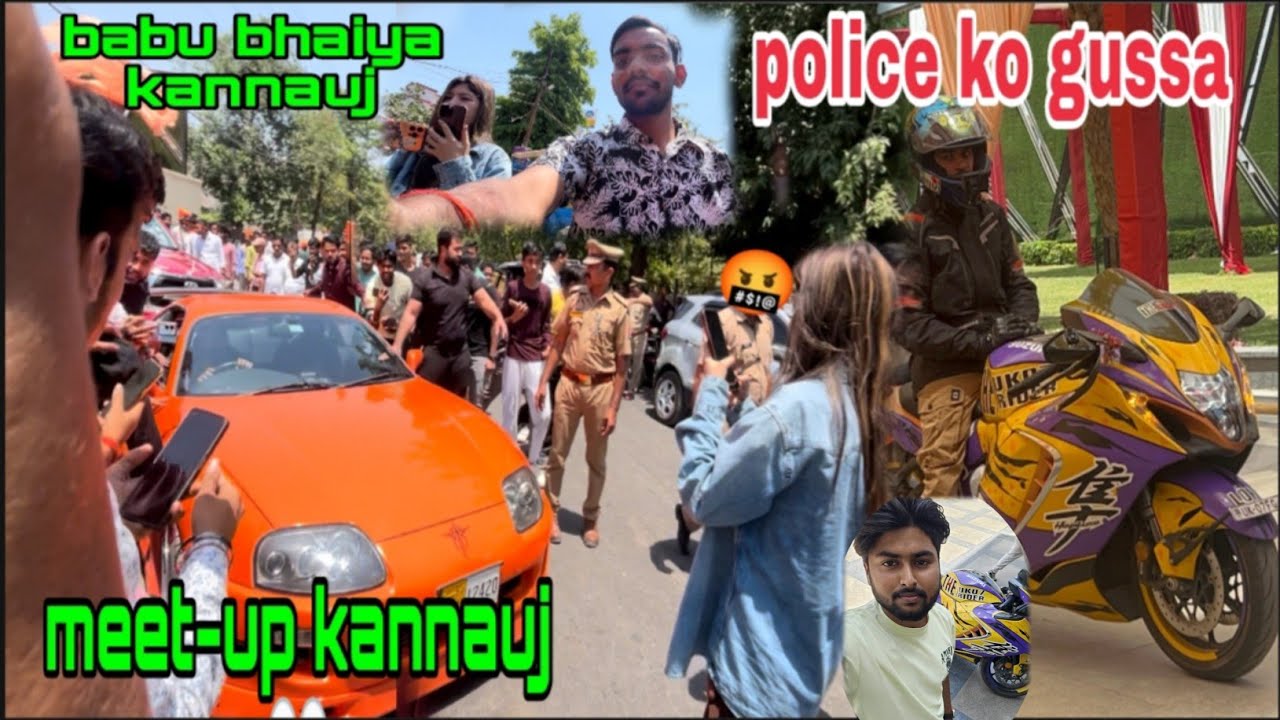 Finally meet to ​⁠​⁠| Babu Bhaiya | @TheUK07Rider the 🥰|Kannauj Meet-up Wrong😱 | Dream Completed