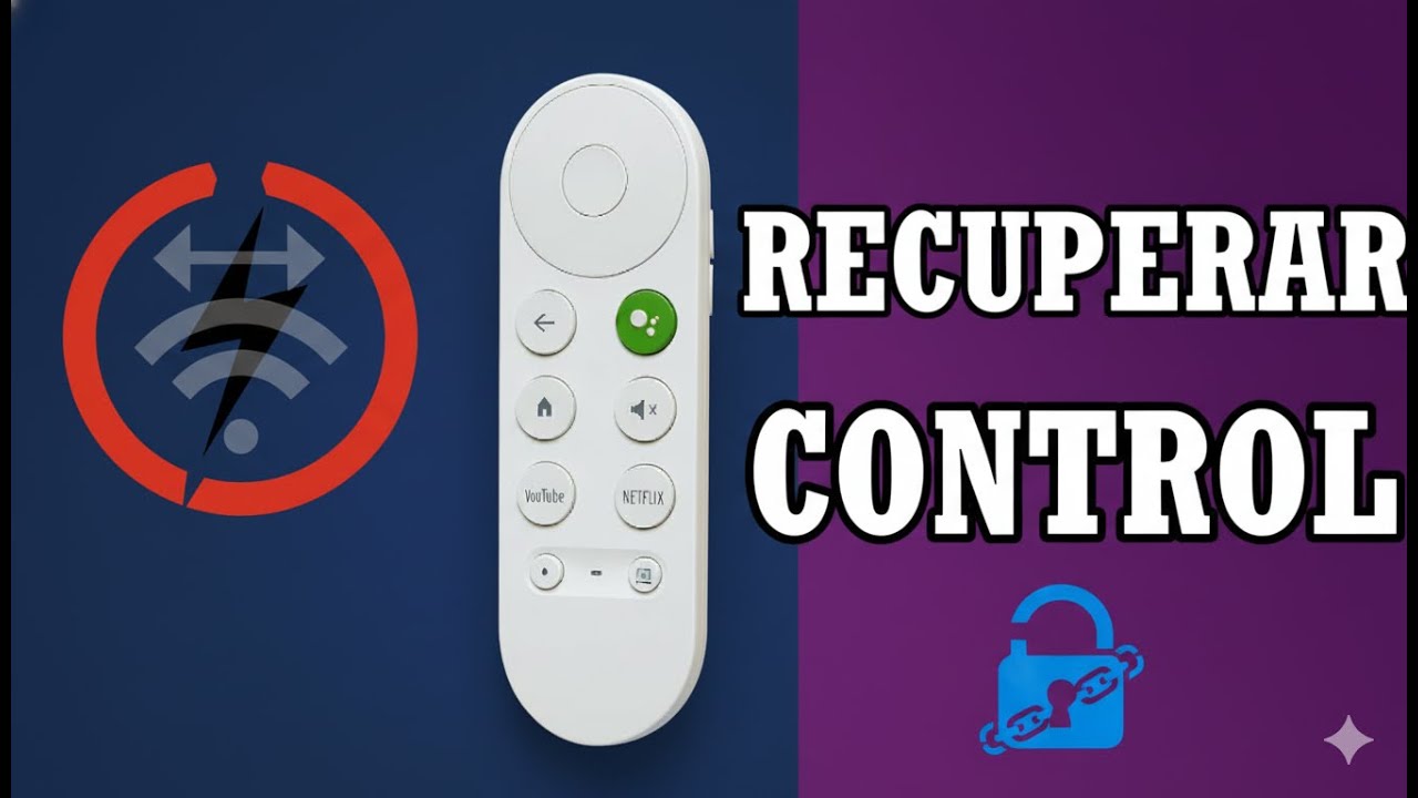 Tutorial Solución control remoto del Chromecast Google TV no funciona Arregla tu mando a distancia
