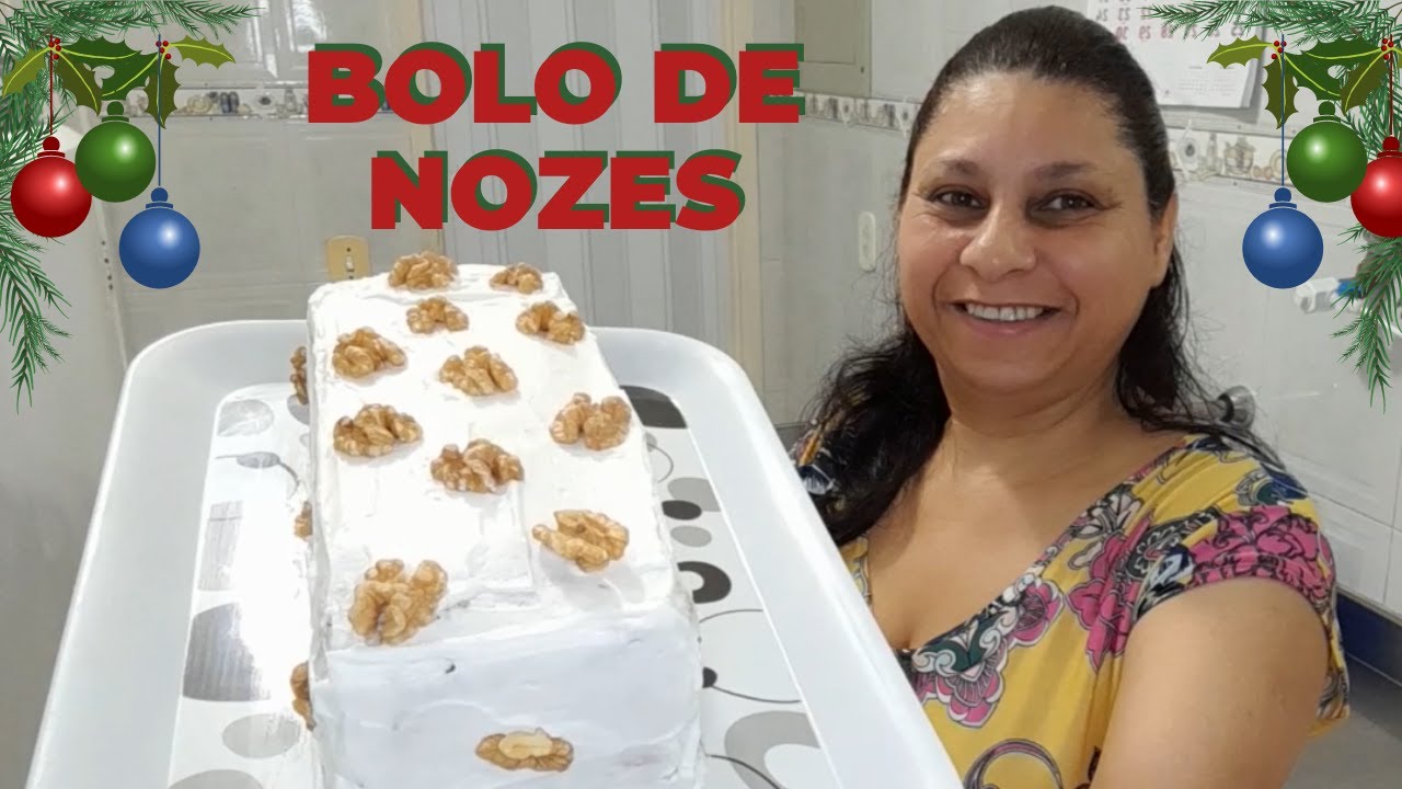 NÃO PODE FALTAR NO SEU NATAL | BOLO DE NOZES