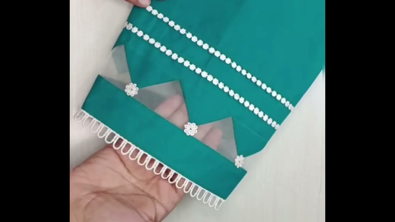 Latest daman plazoo and sleeve design for ladies ######