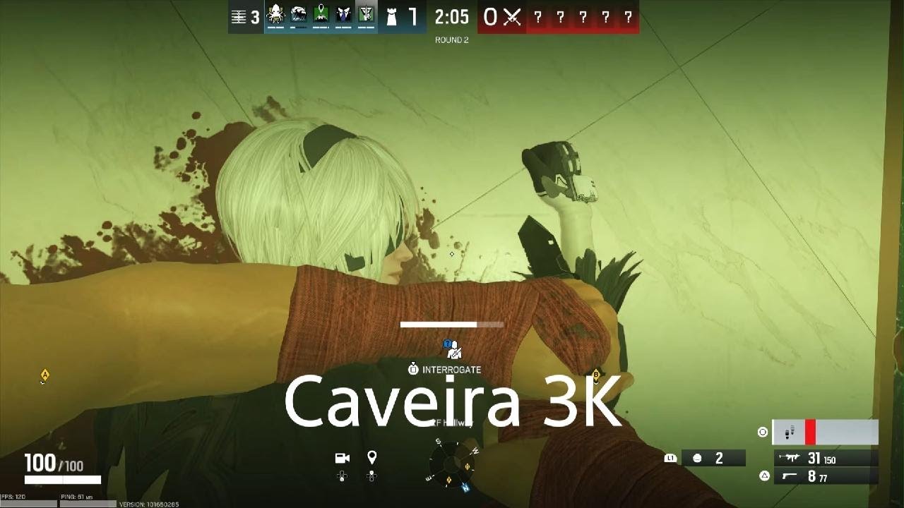 R6 with Billos Bank Ranked Caveira 3K
