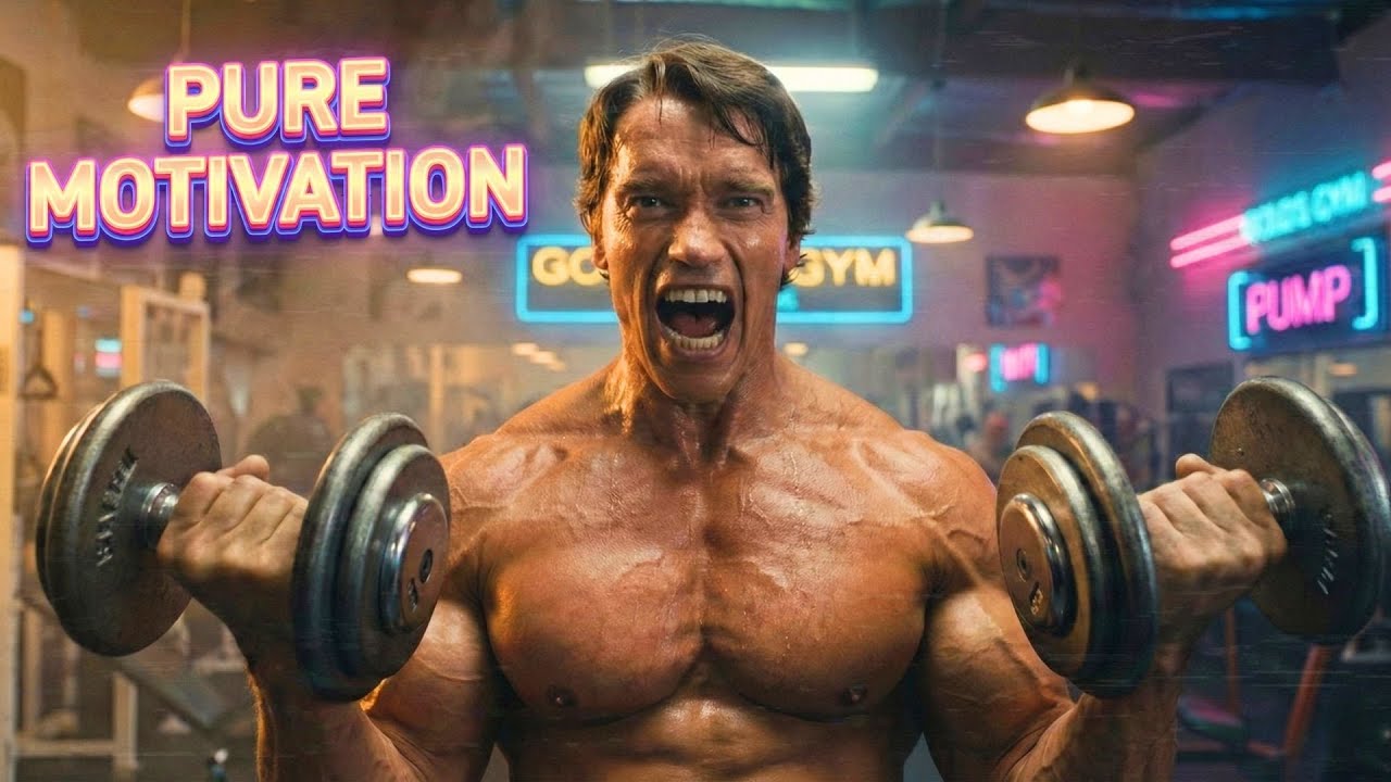 PUMPING IRON 1984 ⚡ Ultimate Workout & Gym Synthwave Mix