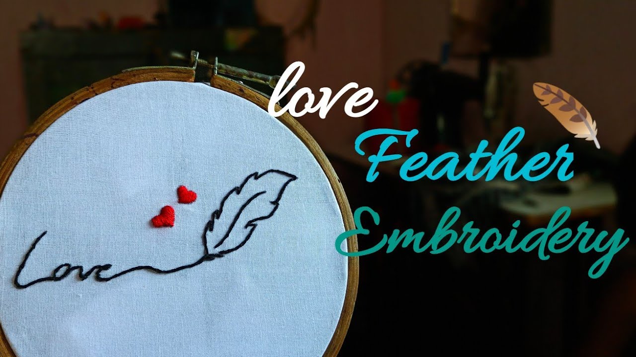 love embroidery ❤️ || easy hand embroidery || #embroidery #embroiderydesign