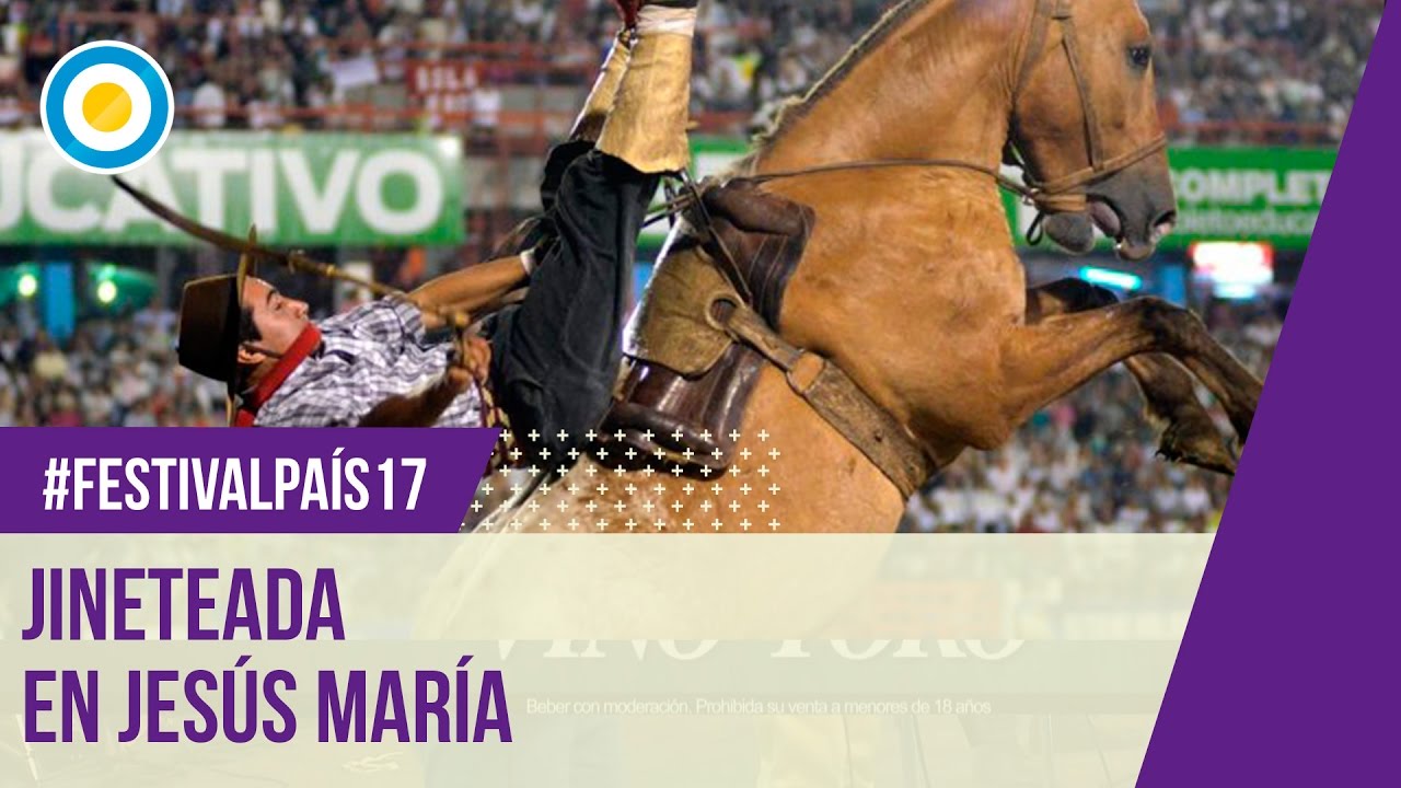 Festival País ' 17 - Jineteada en la 4ta. noche del Festival de Jesús María 2017