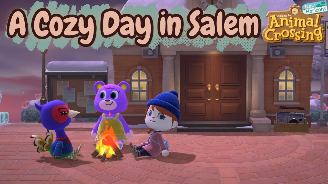 Hotel Work in Salem 🌙 | Cozy ACNH Forever World Longplay (No Commentary)