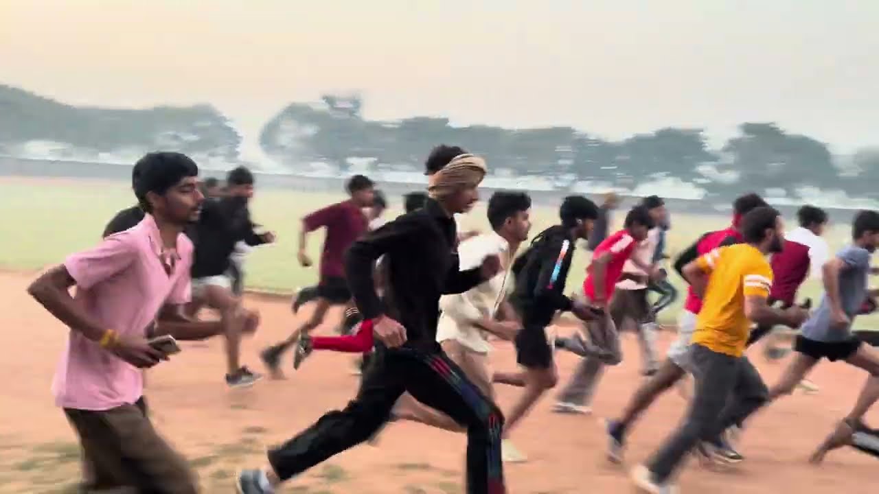 1600 meter race trail #1600mtrruning #jbbdefenceacademy 