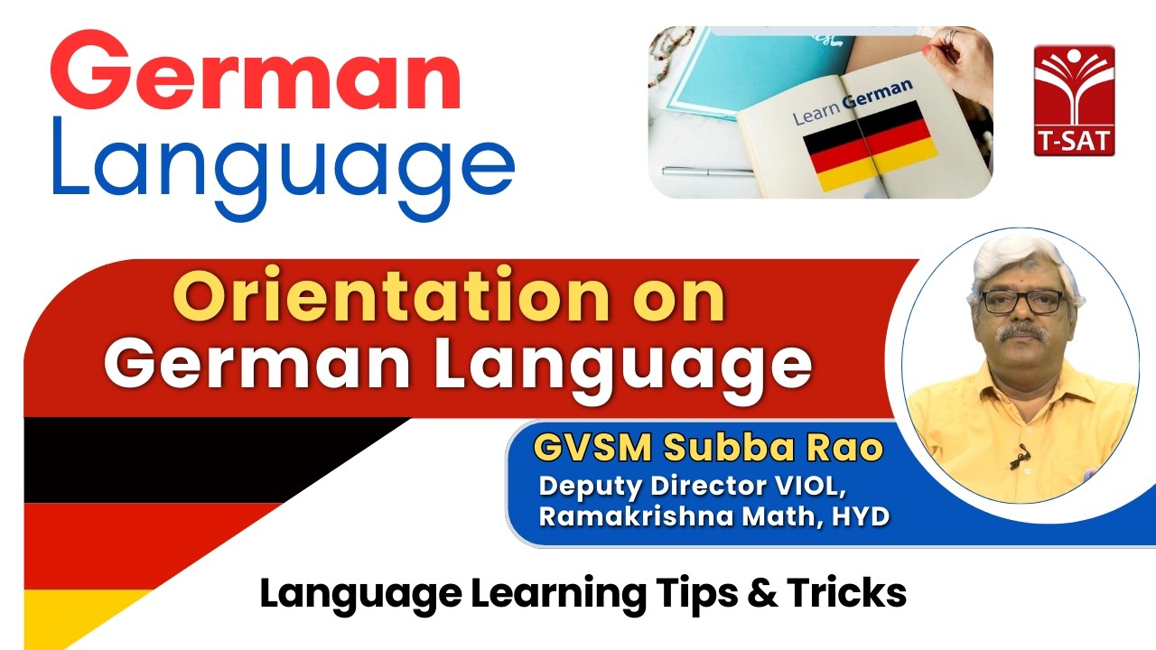 Orientation on German Language | GVSM Subba Rao | T-SAT