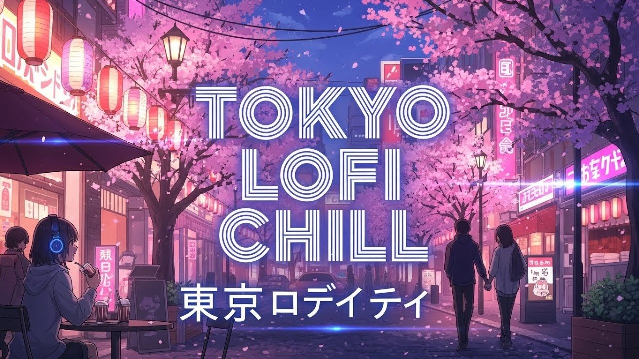 🔴 Tokyo Lofi Chill Beats 🌌 東京の夜に溶けるローファイ | Study & Relax