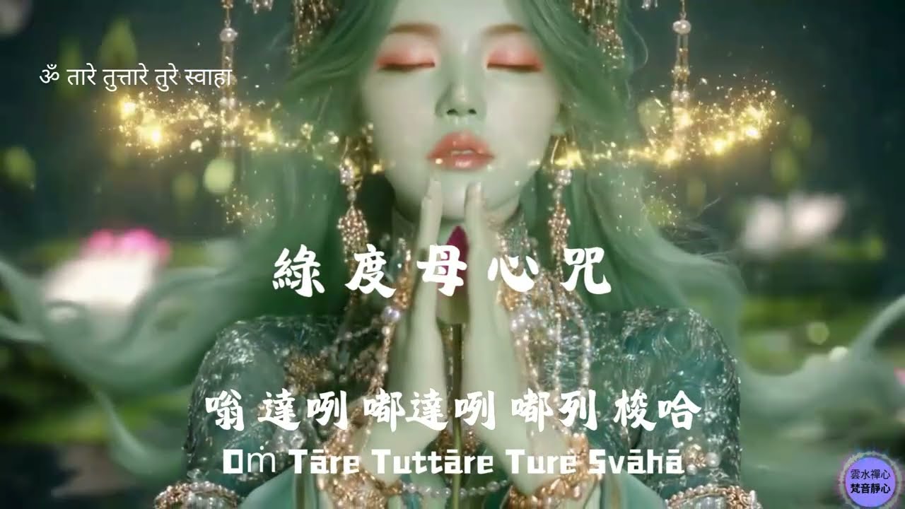 #如意滿願咒#綠度母心咒#Green Tara Mantra | Om Tare Tuttare Ture Soha/devotional #greentaramantra #梵唱 #佛教咒語#禪曲#