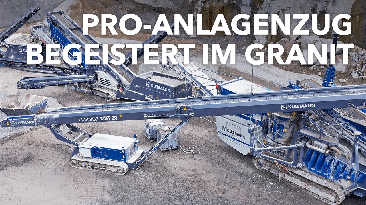 PRO-Anlagenzug begeistert im “Granitland” Schlag, Bayrischer Wald. I Kleemann