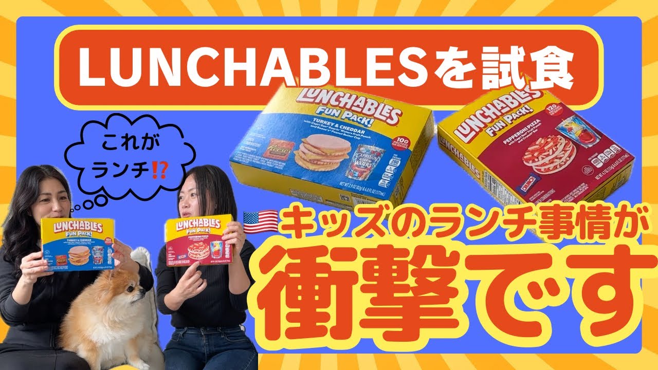 アメリカのランチ事情と子供達に大人気の【LUNCHALBES】を試食	