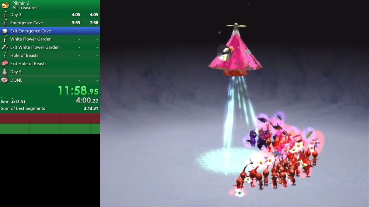 Pikmin 2 Speedrun - All Treasures - 3:36:12