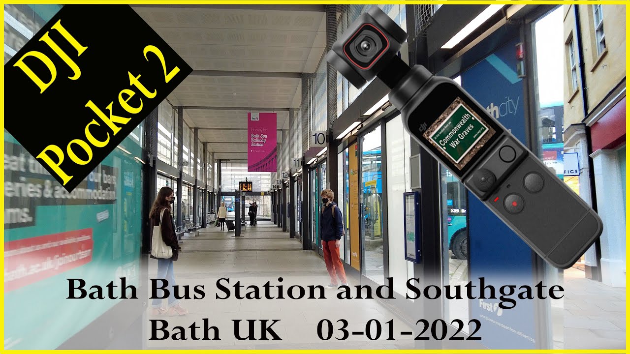 Walking through Bath Bus Station and Southgate