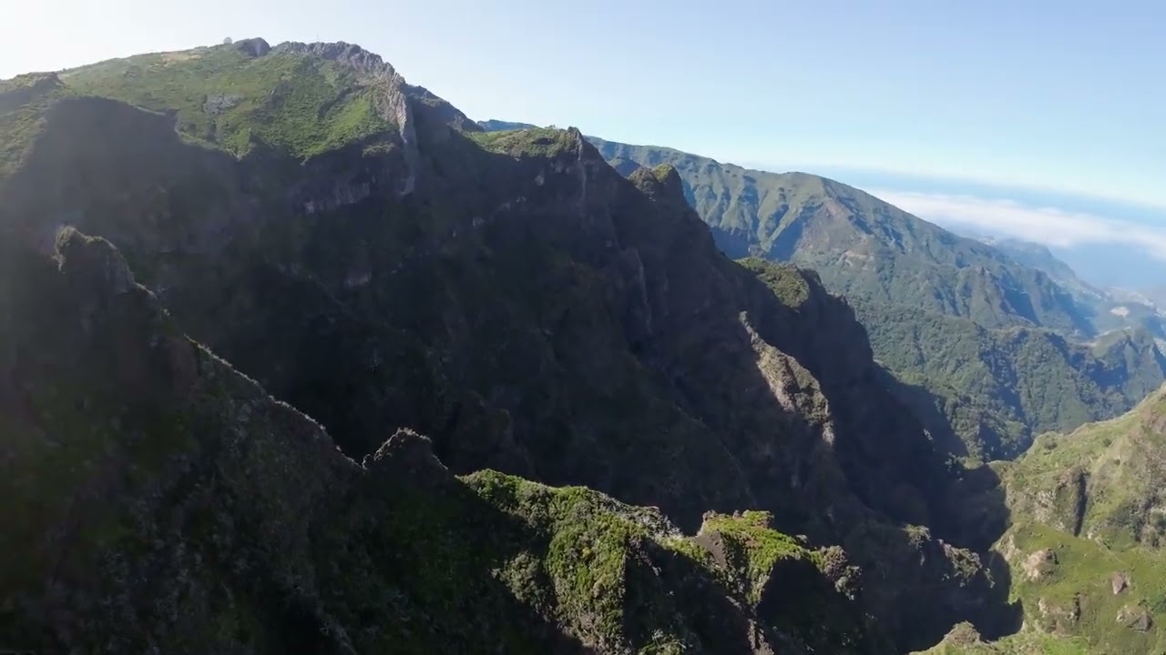 Pico do Arieiro Madeira Portugal Drone flight DJI