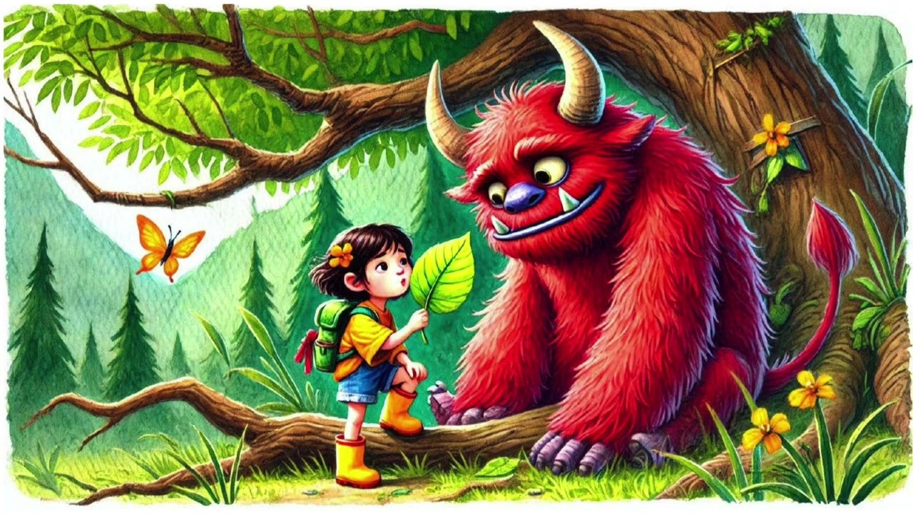 ROCO Le monstre rouge en colère « histoire Kamishibai »