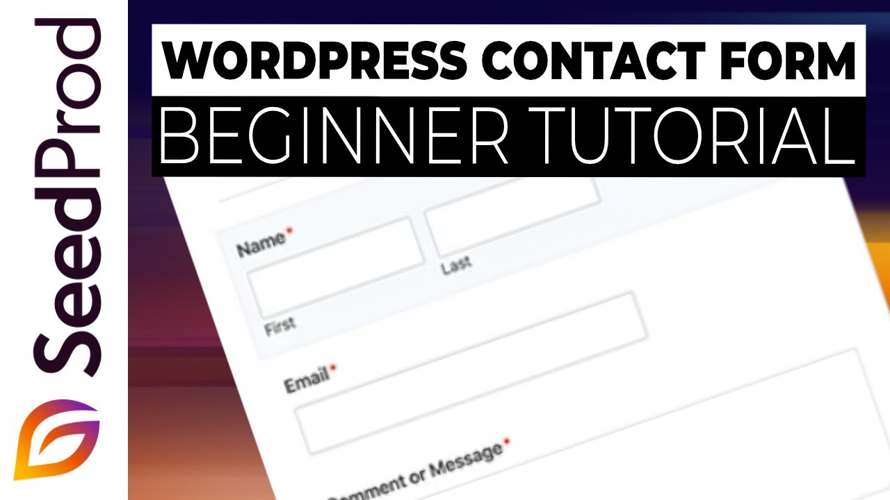 How to Add a Contact Form in WordPress (Beginners Guide)