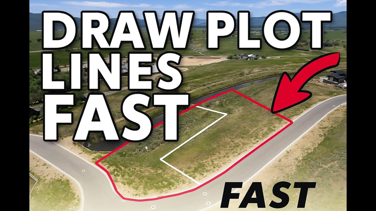 Draw Property Lines in Photoshop – Fast Plot Line Tutorial for Real Estate Photographers