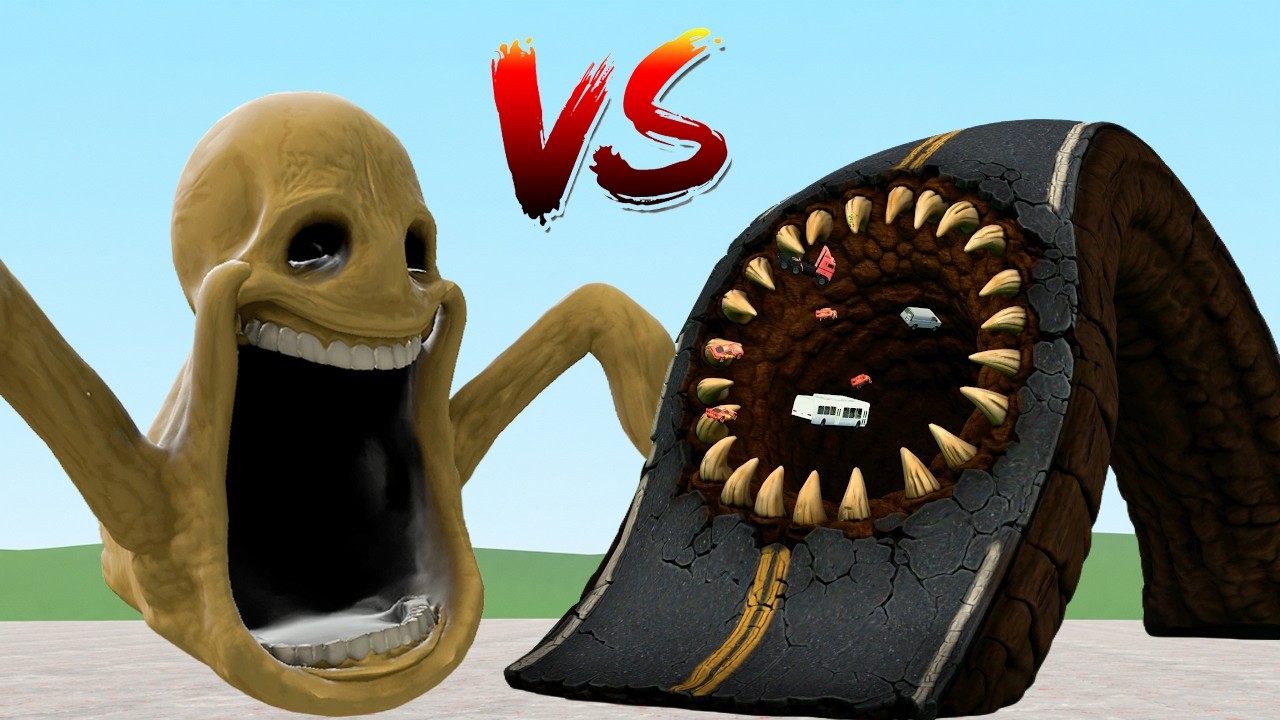 I FOUND ROAD EATER MONSTER VS VERITY EATER CREATURE In Garry's Mod