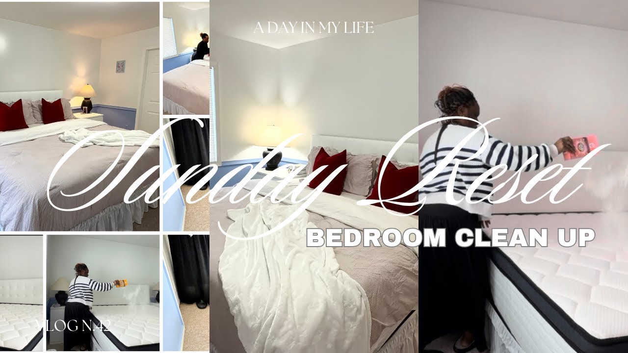 ✨ Bedroom Reset Routine | Clean, Declutter, Organize & Reset for the New Week ✨