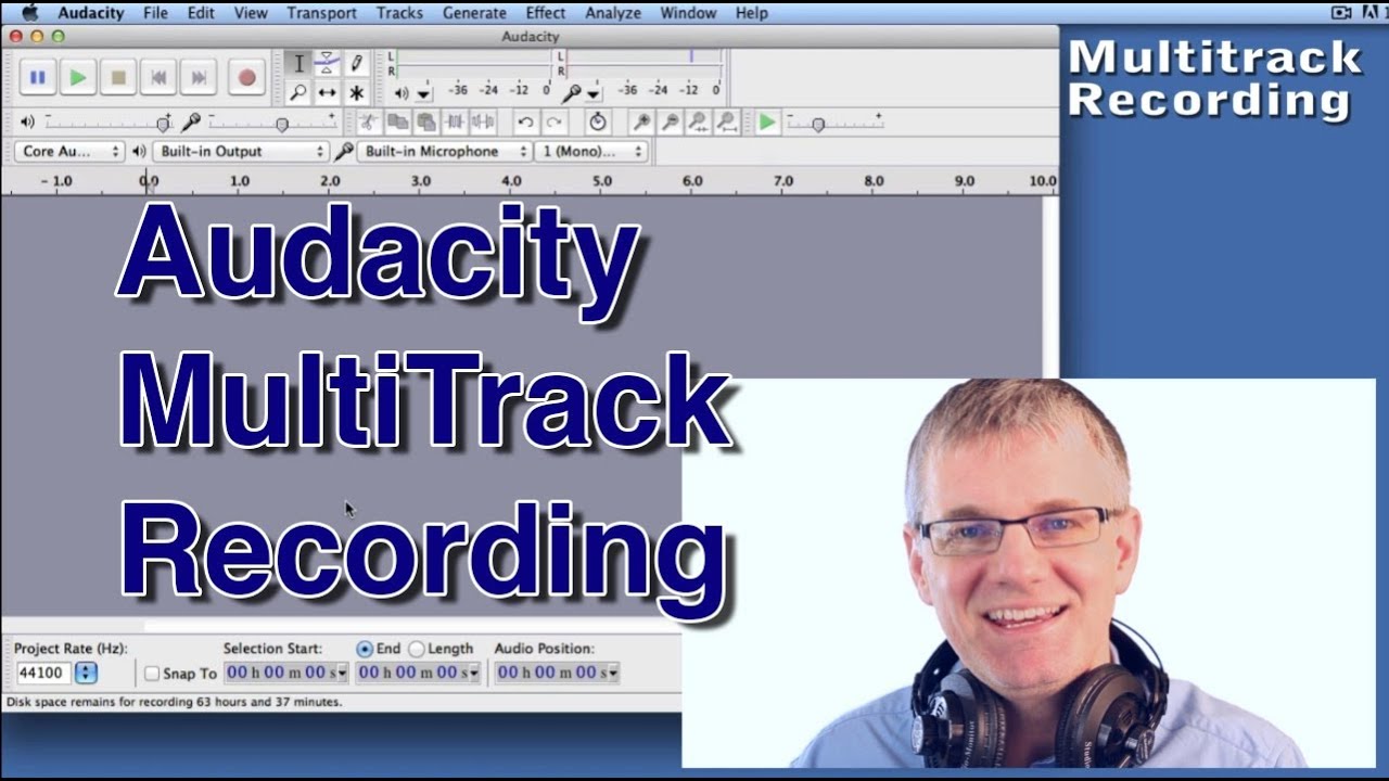 Audacity Tutorial MultiTrack Audacity Music Recording & Edit An Easy Tutorial Episode 2