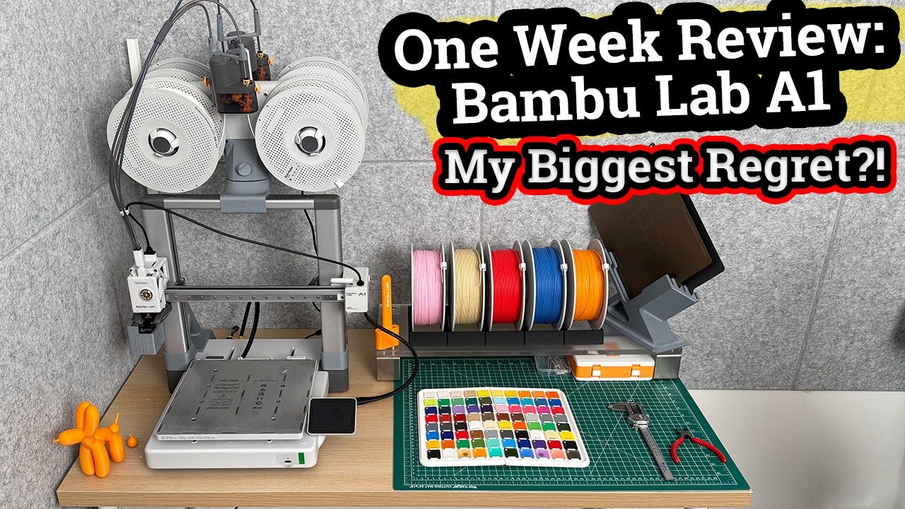 Посмотрите это перед покупкой Bambu Lab A1: недельный обзор! Стоило ли оно того?!