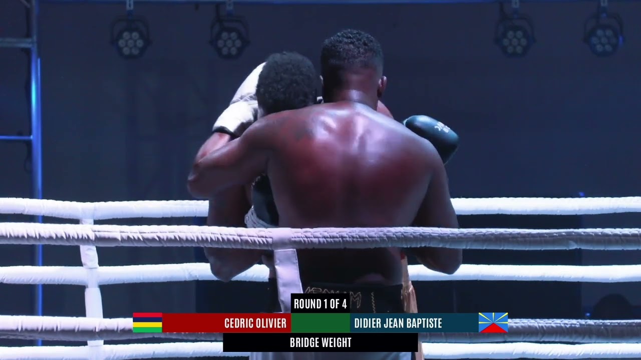 BOXING&JAMMIN III Full Match Replay | Cedric Olivier (Mauritius) vs Didier Jean Baptiste  (Reunion)